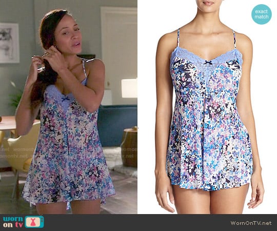 Jonquil Floral Print Chemise worn by Rosie Falta (Dania Ramirez) on Devious Maids