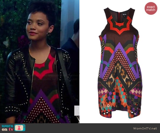 Just Cavalli Printed Dress worn by Kiersey Clemons on Eye Candy