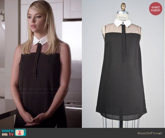 Kaii Candice Organza Sleeveless Top worn by Hanna Marin (Ashley Benson) on Pretty Little Liars