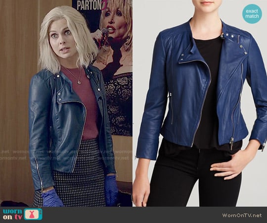 Karen Millen Biker Jacket worn by Liv Moore (Rose McIver) on iZombie