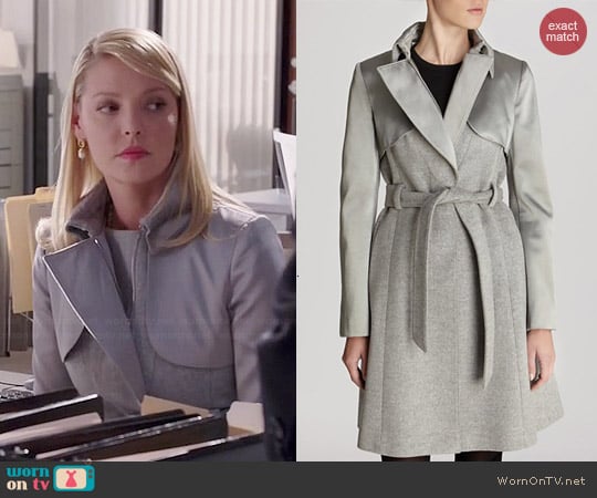 Karen Millen Classic Investment Coat worn by Katherine Heigl on State of Affairs