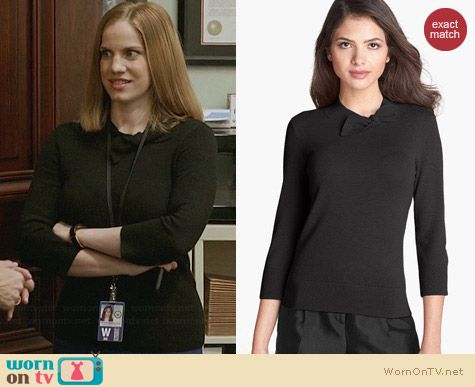 Kate Spade Abree Sweater worn by Anna Chlumsky on Veep