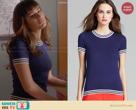 Kate Spade Anabela Sweater worn by Lea Michele on Glee