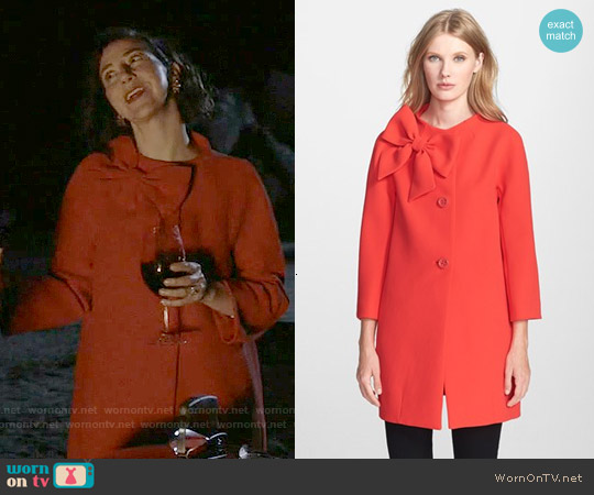 Kate Spade Dorothy Coat worn by Carol Pilbasian (Kristen Schaal) on Last Man On Earth