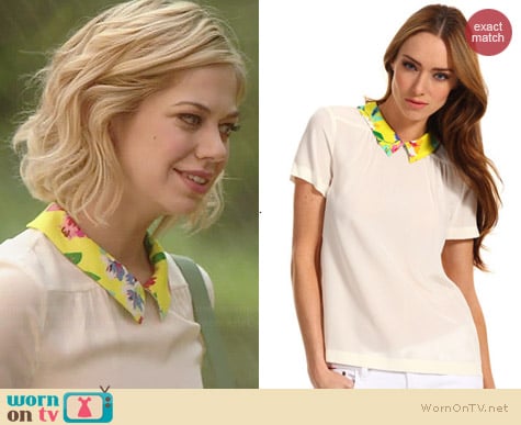 Kate Spade Tessa Top worn by Analeigh Tipton on Manhattan Love Story