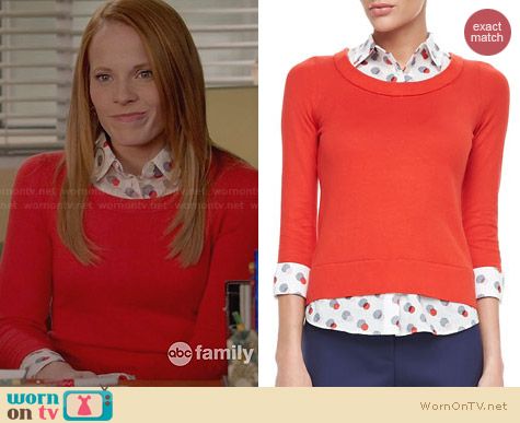 Kate Spade Yardley Sweater worn by Katie Leclerc on Switched at Birth