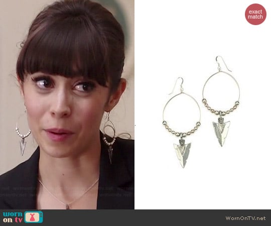 Katie Dean Native Grace Earrings worn by Cristin Milioti on A to Z