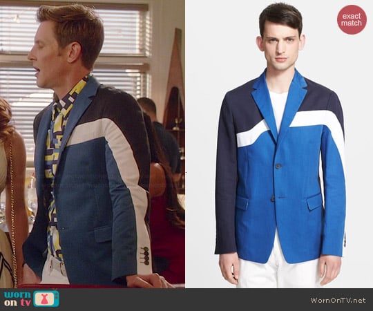 Kenzo Colorblock Blazer worn by Gabrielle Mann on Revenge