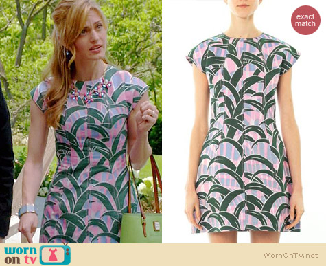 Kenzo Leaves Dress worn by Brooke D'Orsay on Royal Pains