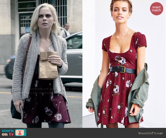 Kimchi Blue Autumn Cap Sleeve Skater Dress worn by Liv Moore (Rose McIver) on iZombie