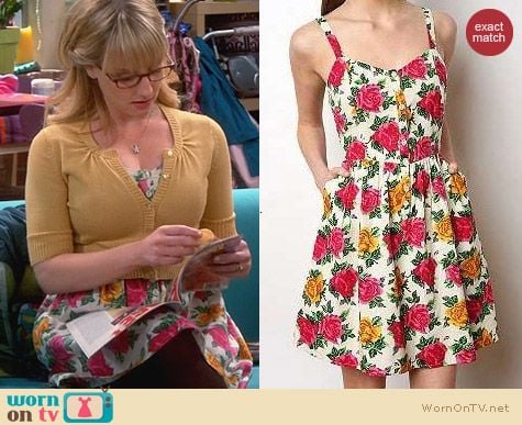 Kimchi Blue Cabbage Six Dress worn by Bernadette on The Big Bang Theory