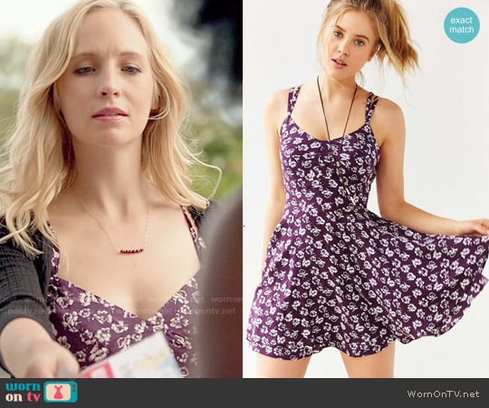 Kimchi Blue Scarlett Fit and Flare Dress worn by Caroline Forbes (Candice Accola) on The Vampire Diaries