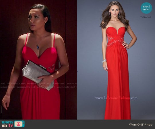 La Femme Dress #19889 worn by Blanca Alvarez (Naya Rivera) on Devious Maids