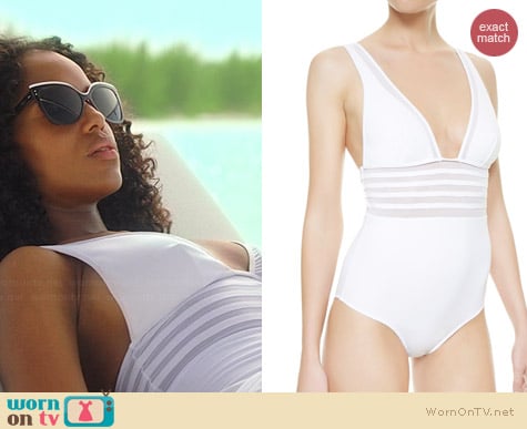 La Perla Kosmos Swimsuit worn by Kerry Washington on Scandal