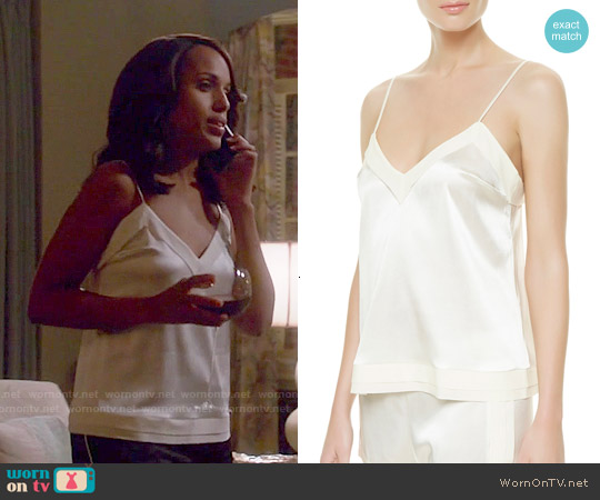 La Perla Natural Silk Essence Top worn by Olivia Pope (Kerry Washington) on Scandal