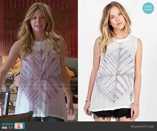 Lacausa Dad's Shirt in Tie Dye worn by Josslyn Carver (Jes Macallan) on Mistresses