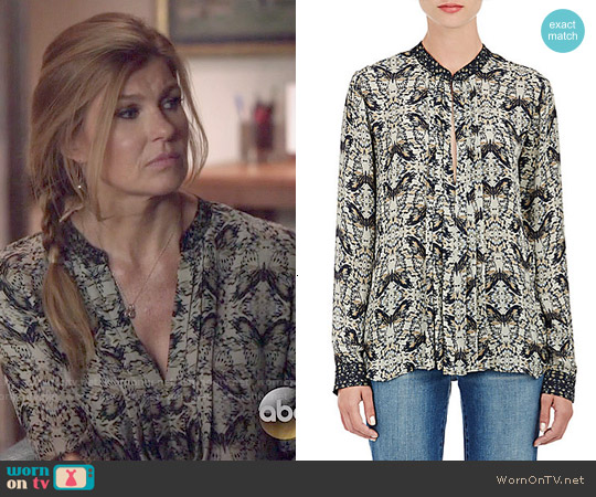 L'Agence Lauren Blouse worn by Rayna Jaymes (Connie Britton) on Nashville