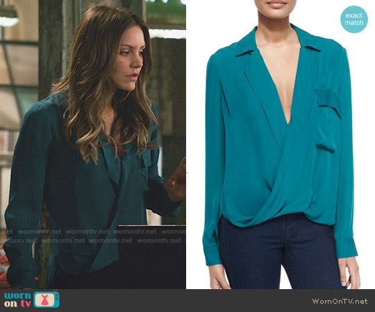 L'Agence Lola Blouse worn by Paige Dineen (Katharine McPhee) on Scorpion