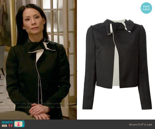 Lanvin Bow Detail Jacket worn by Joan Watson (Lucy Liu) on Elementary