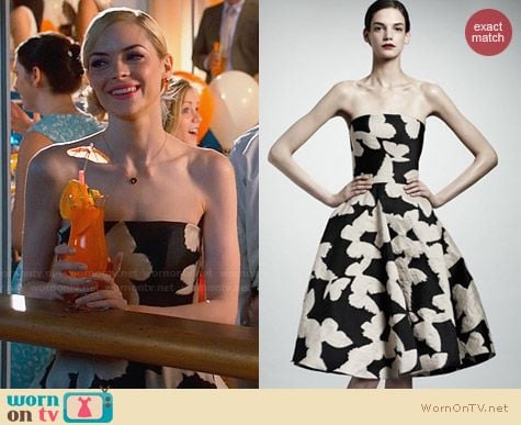 Lanvin Butterfly Jacquard Dress worn by Jaime King on Hart of Dixie