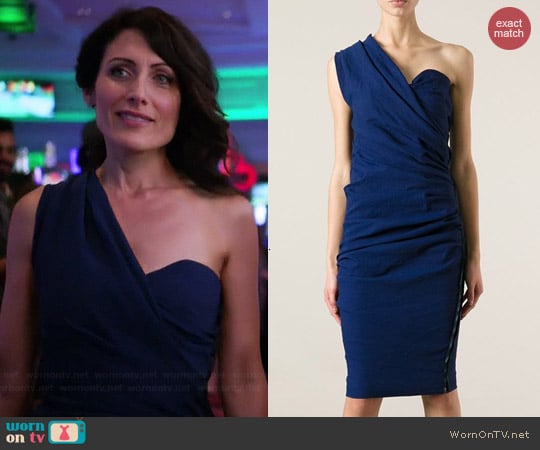 Lanvin Strapless Cocktail Dress worn by Lisa Edelstein on GG2D