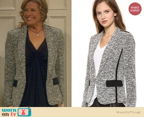 Last Man Standing Fashion: Rag & Bone Aviator Blazer worn by Nancy Travis