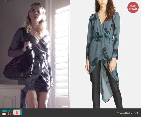 Leith Wrap Pullover Blouse worn by Hanna Marin (Ashley Benson) on Pretty Little Liars