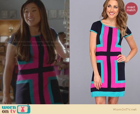 Lilly Pulitzer Isabella Dress worn by Jenna Ushkowitz on Glee