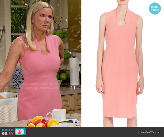 LK Bennett Dendra Sheath Dress worn by Brooke Logan (Katherine Kelly Lang) on The Bold and the Beautiful