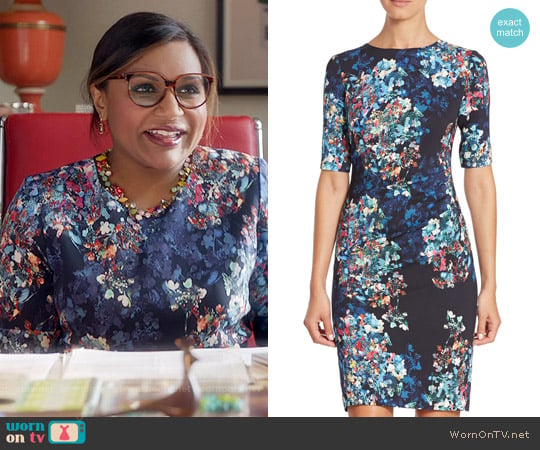 LK Bennett Marli Dress worn by Mindy Lahiri (Mindy Kaling) on The Mindy Project