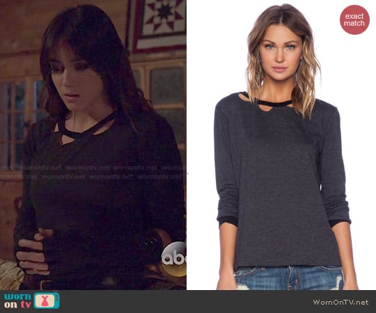 LNA Evan Long Sleeve Top worn by Skye/Daisy (Chloe Bennet) on Agents of SHIELD