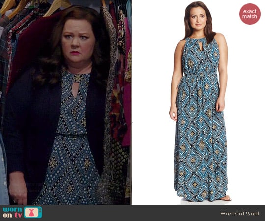 Lucky Brand Goddess Dress worn by Melissa McCarthy on Mike & Molly