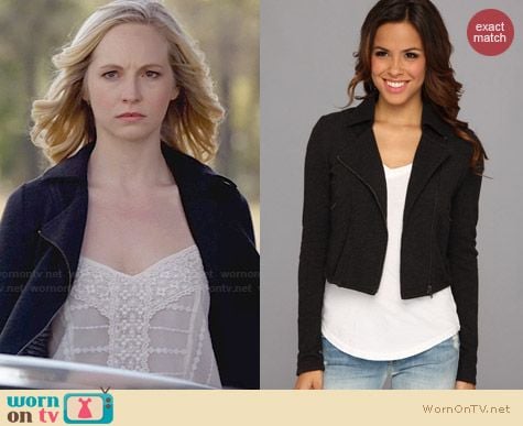 Lucky Brand Moto Jacket worn by Candice Accola on The Vampire Diaries