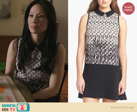 Lucy Liu Fashion: Marc by Marc Jacobs Isa Shift Dress worn on Elementary