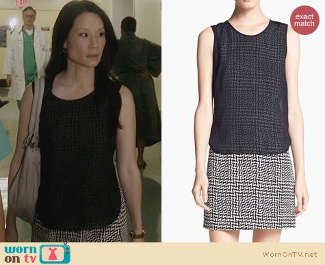 Lucy Liu Fashion: Rag & Bone Fleet Dress worn on Elementary