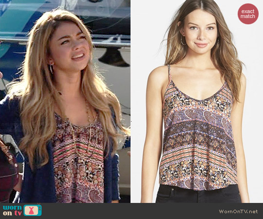 Lush Printed A-Line Camisole worn by Sarah Hyland on Modern Family