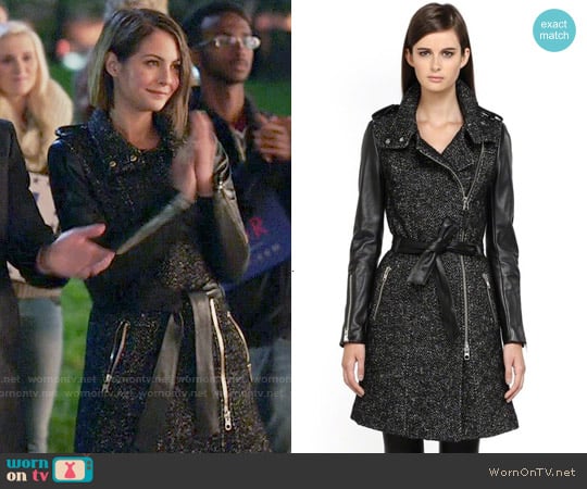 Mackage Xia Coat worn by Thea Queen (Willa Holland) on Arrow