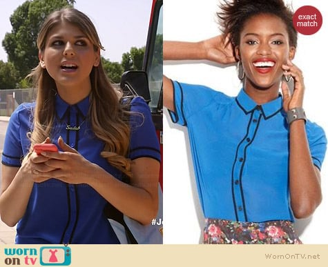 MADE Fashion Week Blouse worn by Molly Tarlov on Awkward