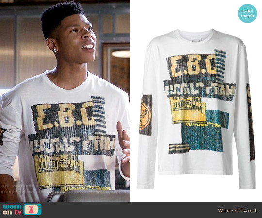 Maison Margiela Sequined T-shirt worn by Hakeem Lyon (Bryshere Y. Gray) on Empire