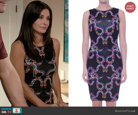 Mara Hoffman Snakes Dress worn by Courtney Cox on Cougar Town