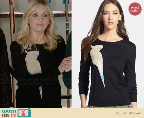 Marc by Marc Jacobs Betty Birdie Sweater worn by Sarah Michelle Gellar on The Crazy ones