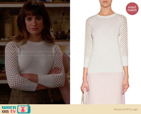 Marc by Marc Jacobs Cienaga Sweater worn by Lea Michele on Glee