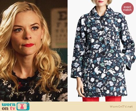 Marc Jacobs Flower & Butterfly Print Coat worn by Jaime King on Hart Of Dixie