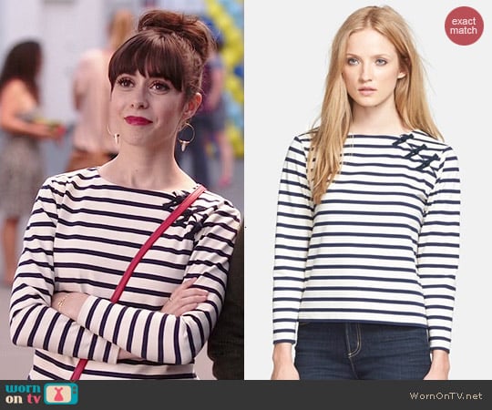 Marc by Marc Jacobs Jacquelyn Top worn by Cristin Milioti on A to Z