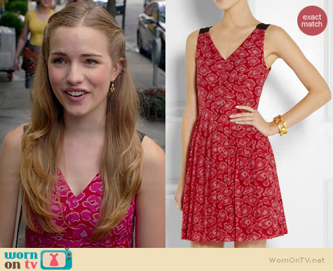 Marc by Marc Jacobs Printed Cotton Dress worn by Willa Fitzgerald on Royal Pains