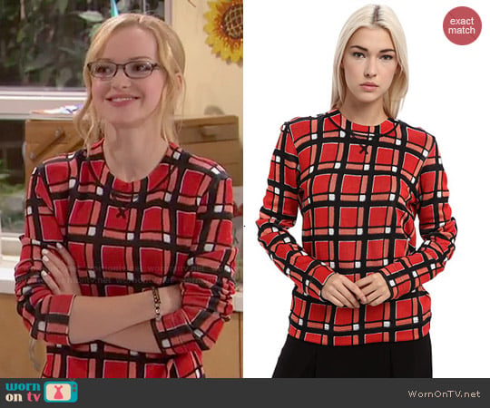 Marc by Marc Jacobs Toto Printed Sweater worn by Maddie Rooney (Dove Cameron) on Liv and Maddie