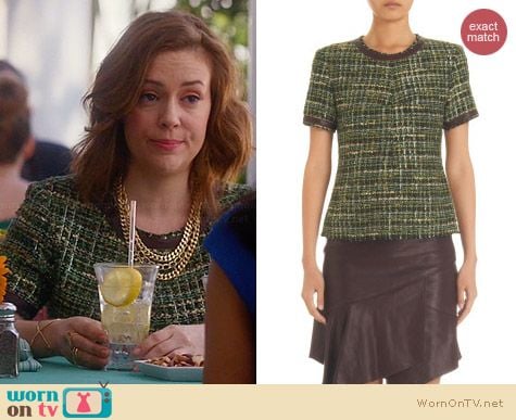 Marissa Webb Britt Tee worn by Alyssa Milano on Mistresses