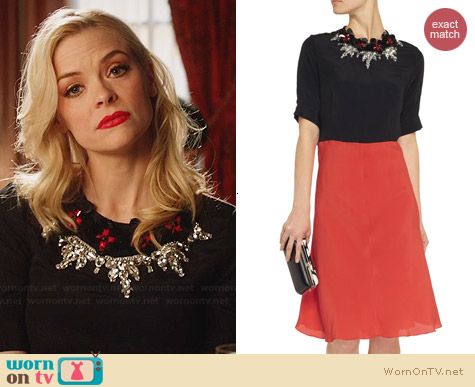 Marni Embellished Chiffon Dress worn by Jaime King on Hart of Dixie