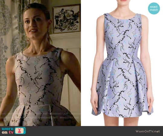 Mary Katrantzou 'Copelia' Jacquard Dress worn by Paige Collins (Brooke D'Orsay) on Royal Pains