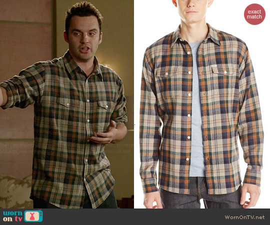 Matix Brooklyn Shirt in Grey worn by Jake Johnson on New Girl